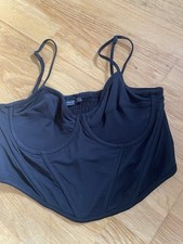 Top corsage schwarz - top, 38