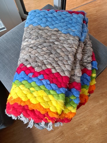 Kuscheldecke grob strick wolle - grob-strick,