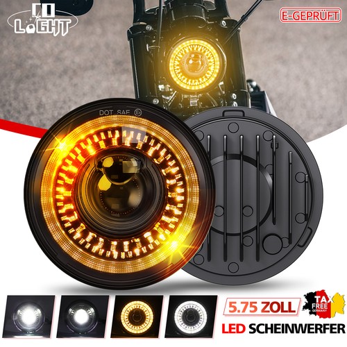 75 rund led motorrad - led,