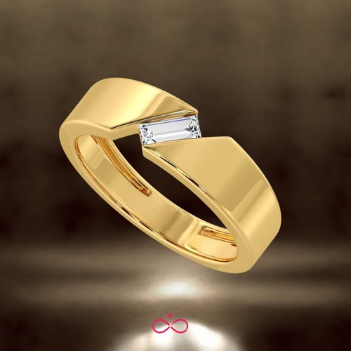 Diamant herren band - diamant,