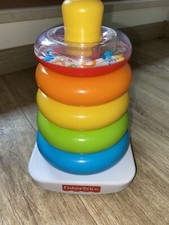 Fisher Price Baby Spielzeug Stapelturm mit Ringen / Pyramide / Wie Neu