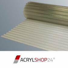 Polyester GFK Wellbahn Lichtbahn  - Zuschnitt von der Rolle - stabil und robust