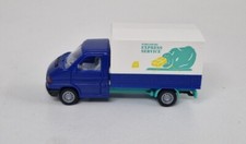 Wiking Modell 1:87 VW T4 Pritsche mit Plane, blau/türkis/weiß, 298