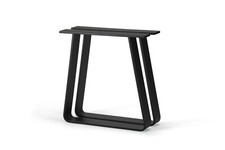 2er Set Dicker Stahl Couchtischbeinen, Bankbeine, Metall Tischbeine Flachstahl