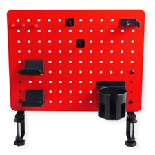 Stecktafel für Gamer, Klemmhalterung, rot - 2x Gaming-Controller-Haken