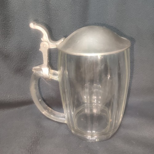Alter glas bier krug - alter,