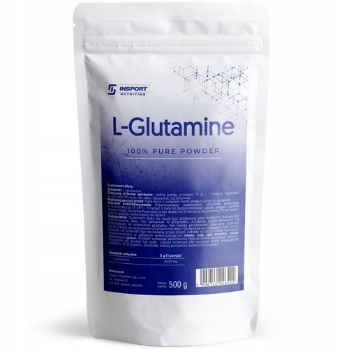 Glutamin pulver 500g - pulver,