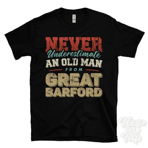 Shirt unterschätze niemals - unterschÄtze,