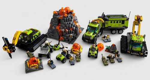 Lego vulkan forscherstation - lego,