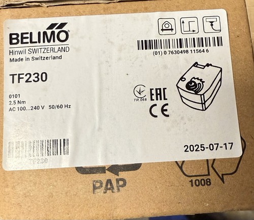 Belimo klappenstellantrieb - belimo,