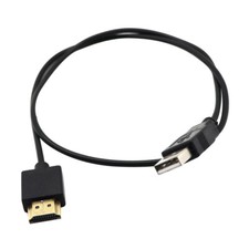 USB 2.0 Stecker Auf HDMI Stecker Konverter PC TV HD HDTV Adapter Ladekabel 0.5m