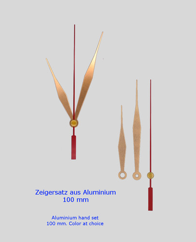 Zeigersatz gold 100 - , mm