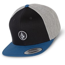 Volcom Quarter Twill Snapback Cap dark blue - Snapback Kappe mit Stone Logo