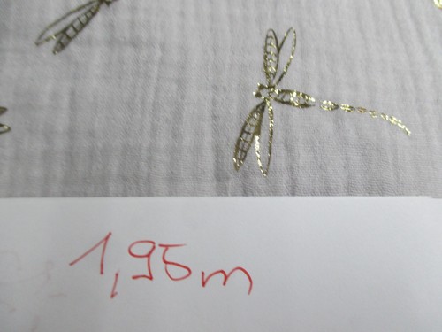 1 38m musselin double - 1,95, x