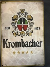 Krombacher Blechschild Pils