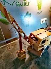 DDR Holzspielzeug  FWF  Friedrich Fröbel Bagger Werdau Becherwerk