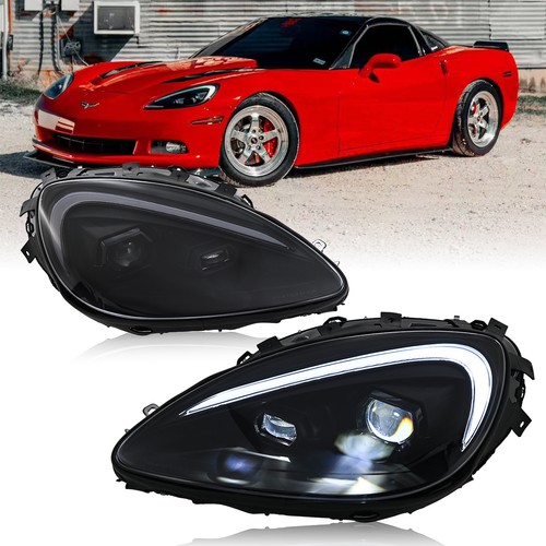 Schwarz led scheinwerfer set - led,