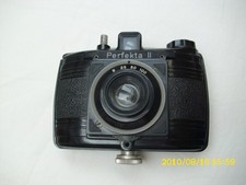 alter DDR Fotoapparat ,Perfekta II, Bakelit ,VEB Rheinmetall Kamera vintage