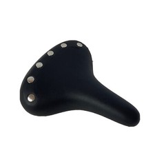 Fahrradsattel Velo Vintage Retro Cruiser City Sattel mit Nieten Chrome Federn