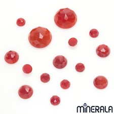 Natürlich Rot Karneol Lose Edelstein Rund Rose Cut Verschiedene Größen WP000C0