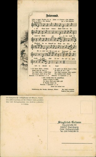 Liedkarte feieromd 1908 - liedkarte:,