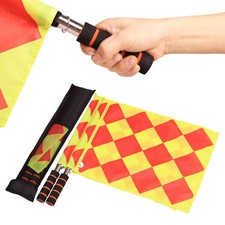 Fußball Schiedsrichter Flagge 2,5 cm Durchmesser Fußball Linienrichter Fahnen