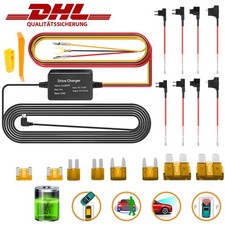 Dash Cam Hardwire Kit 12V 24V To 5V Low Voltage Protection USB Type C Hard