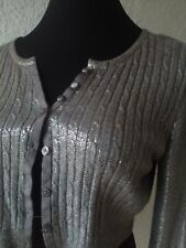 Kleid Mit Jäckchen Zweiteiler Feinstrick Grau/Silber taifun Gr. 38 neu 