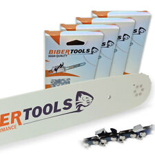 4 Sägeketten + Schwert p.f