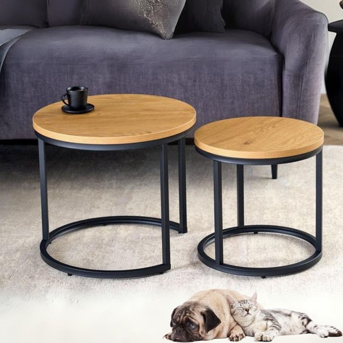Modernes 2er set beistelltisch - modernes,