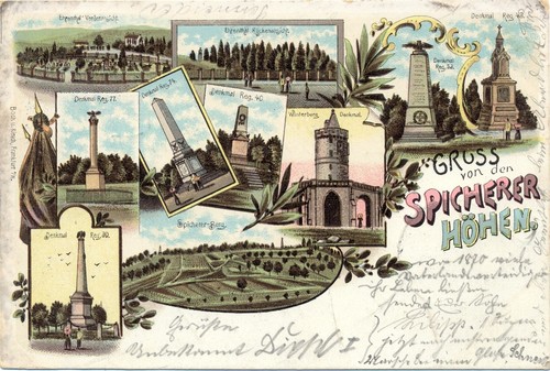 Spicherer höhen farb litho - höhen,, farb-litho