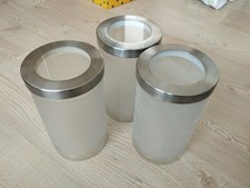 3 Vorratsdosen, 21 cm Matt