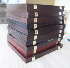 10 Holz - Münzenkassetten