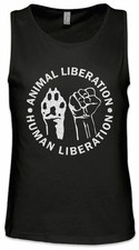 Animal Liberation Herren Tank Top Vegan Vegetarier Veganer Speziesismus