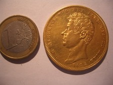 Italien 100 Lire Goldmünze, antikes Stück Jahrgang 1834, tolle Erhaltung!