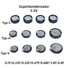 Superkondensator 5,5V 0,1F bis