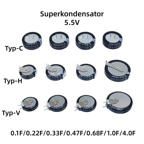 Superkondensator 1f bis - 5,5v,