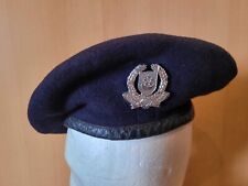 VERALTETES VERSTORBENES SINGAPUR POLICE FORCE BASKENMÜTZE - GRÖSSE 6 1/2