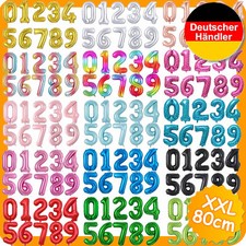 XXL FOLIENBALLONS ZAHLEN - Geburtstag Deko Luftballons Helium Ballon Luftballons