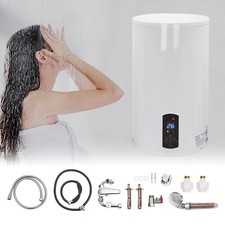 120L Elektro Warmwasserspeicher Boiler Elektrospeicher Horizontal LED-Bildschirm