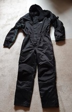 Thermo-Regenschutzanzug für Scooter/Roller  schwarz Größe M wasserabweisend