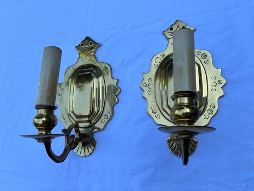 Paar vintage messing - paar,