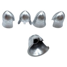 LEGO® 5x Ritter Helm Silber