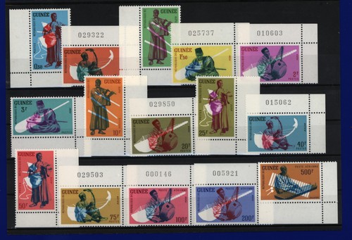 Guinea 1962 musikinstrumente - guinea,