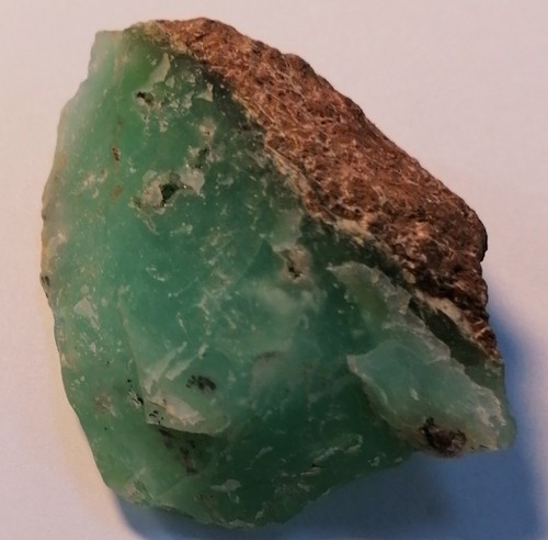 Chrysopras rohstück - chrysopras,