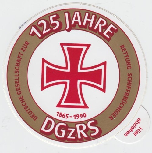Sticker aufkleber 125 jahre - aufkleber,