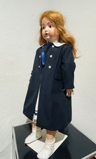 Große Porzellankopf Puppe Reproduktion  Vorbild K&R , Simon & Halbig (2)