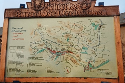 Historische wanderkarte vom - historische,