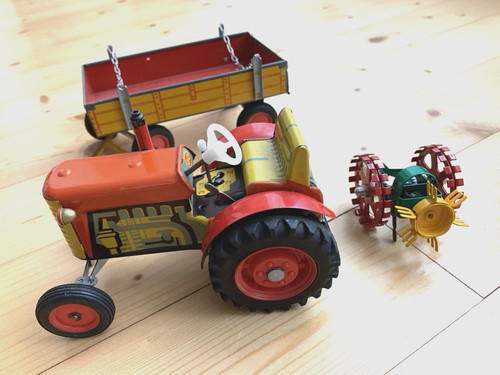 Kovap blechtraktor mit potato - blechtraktor,