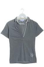 ETIQUETA NEGRA Polo-Shirt Damen Shirt Gr. DE 38 hellgrau Casual-Look